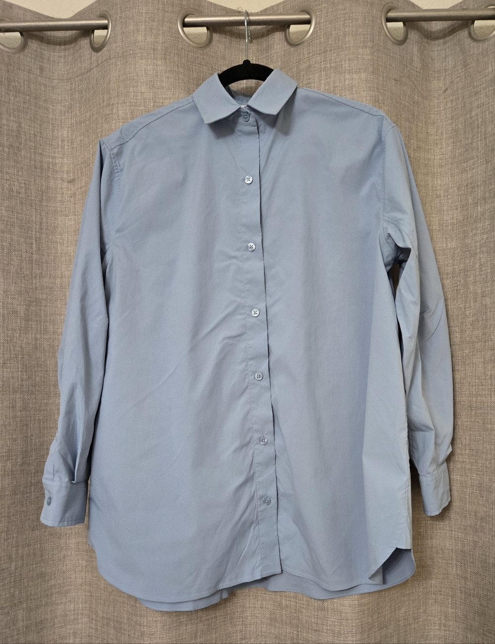Classic Light Blue Women's Button-Down Shirt